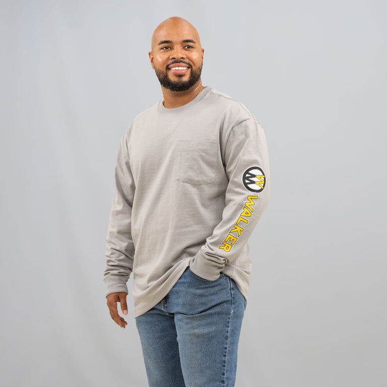 Heavyweight Long Sleeve Pocket Tee