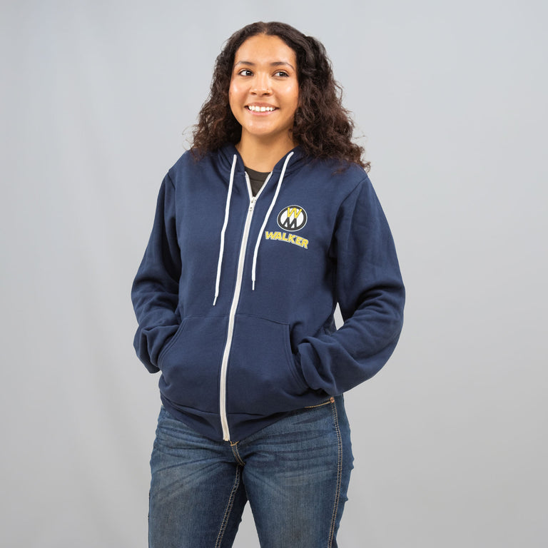Navy ZipUp Hoodie