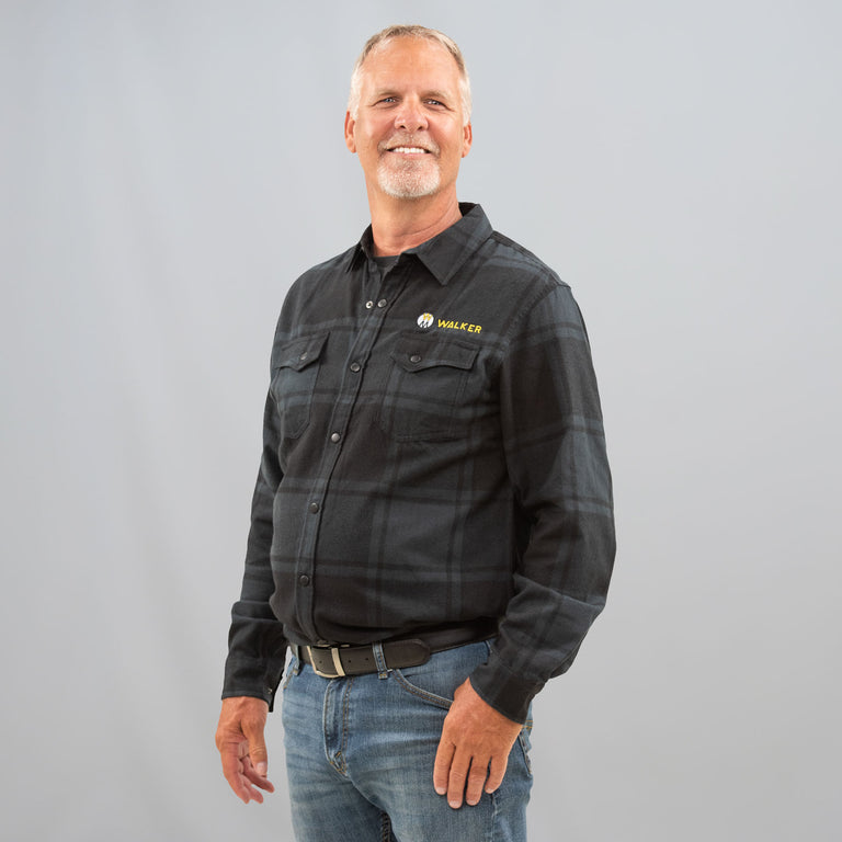Snap Front Flannel